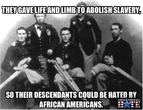 abolished slavery-hate